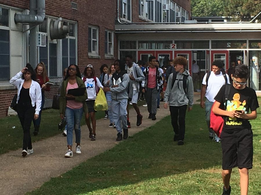 Woodbridge High School students do their best to consistently follow the dress code policy. Students were informed of dress code throughout the first week of the school year.