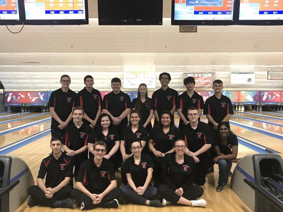 Boys and Girls Bowling became white division champions against Colonia High School. Boys are currently 13-1-1 and Girls are 10-1-2.