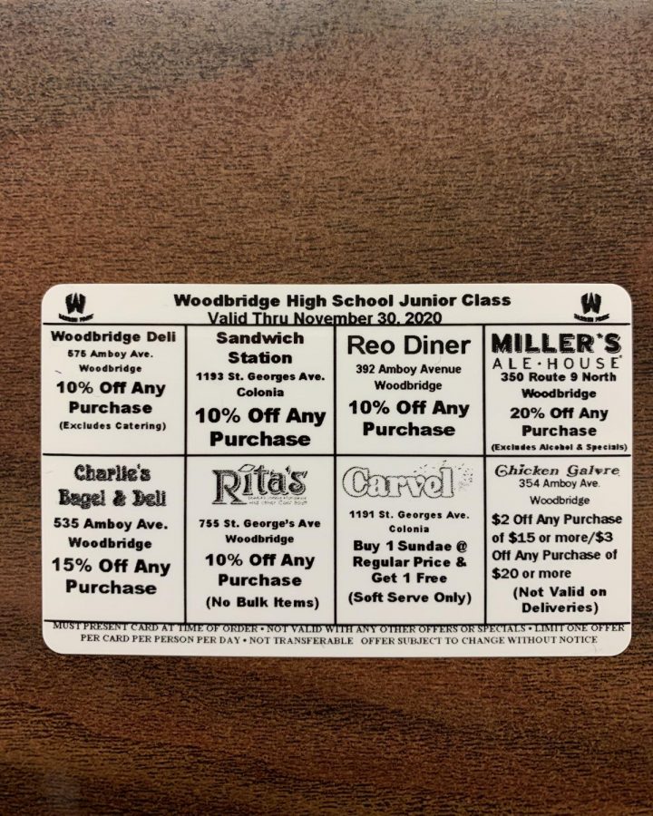Junior Class Officers are selling discount cards to raise money. These discount cards have proven to be successful so far.