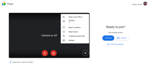 Remote Learning (Google Meet Sign In)