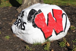 Art Services Club painted this rock with a W on it to represent WHS.