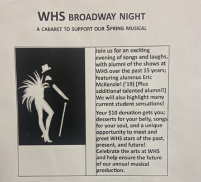 WHS Looks Forward to Broadway Night