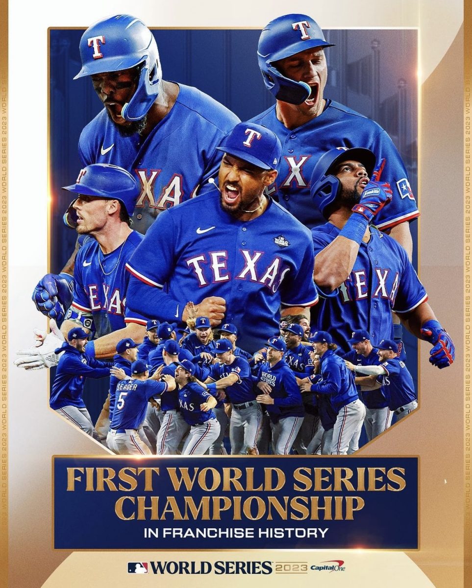 MLB Picture, Rangers World Series Champions.