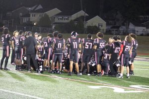 Woodbridge football team after win vs Linden