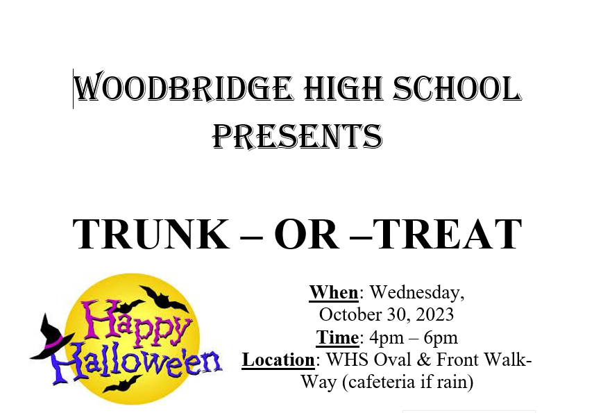 The flyer for 2024's Trunk or Treat

Photo Credit: Ms. Dercole