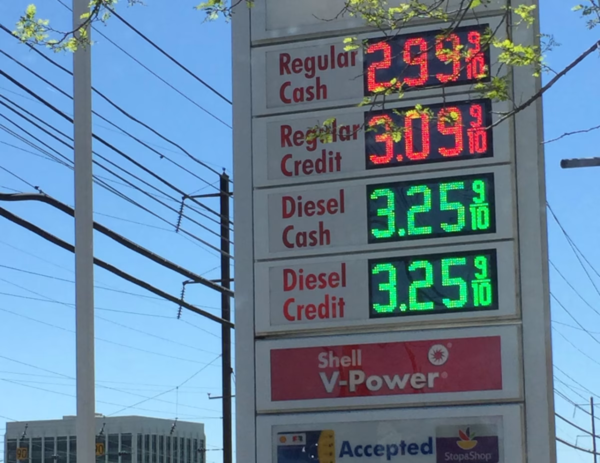 Gas prices of New Jersey