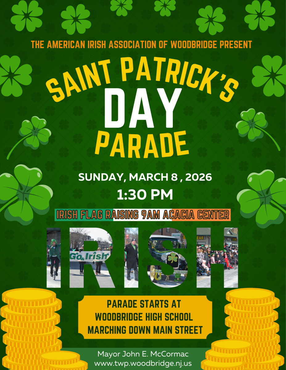 The flyer for this year's St. Patrick's Day Parade.

Photo Credit: Woodbridge Township